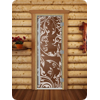 Дверь для сауны DoorWood (Дорвуд) 70x180 Престиж (с рисунком) Венеция левая (бронза)