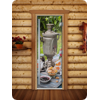 Дверь для сауны DoorWood (Дорвуд) 70x200 Престиж Фотопечать A077 правая