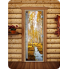 Дверь для сауны DoorWood (Дорвуд) 70x200 Престиж Фотопечать A082 правая