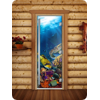 Дверь для сауны DoorWood (Дорвуд) 70x200 Престиж Фотопечать A085 левая