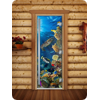 Дверь для сауны DoorWood (Дорвуд) 70x200 Престиж Фотопечать A087 правая