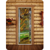 Дверь для сауны DoorWood (Дорвуд) 70x200 Престиж Фотопечать A089 левая