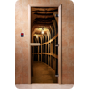 Дверь для сауны DoorWood (Дорвуд) 70x210 Фотопечать A037 левая, коробка ольха