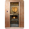 Дверь для сауны DoorWood (Дорвуд) 70x210 Фотопечать A038 правая, коробка ольха