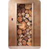 Дверь для сауны DoorWood (Дорвуд) 70x210 Фотопечать A044 правая, коробка ольха