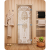Дверь для сауны DoorWood (Дорвуд) 70x190 Эталон Египет (сатин) правая