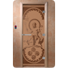 Дверь для сауны DoorWood (Дорвуд) 70x190 Эталон Посейдон (бронза матовая) левая
