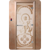 Дверь для сауны DoorWood (Дорвуд) 70x190 Эталон Посейдон (сатин) левая