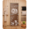 Дверь для сауны DoorWood (Дорвуд) 80x200 Эталон Лебединое озеро (бронза) левая