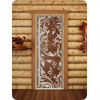 Дверь для сауны DoorWood (Дорвуд) 70x200 Престиж (с рисунком) Венеция правая (прозрачная)