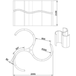    Harvia Shower (h = 2100 )