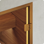  Дверь для турецкой бани DoorWood (Дорвуд) 70x190 АРТ Wood 12 прозрачное, правая