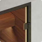  Дверь для турецкой бани DoorWood (Дорвуд) 70x190 АРТ Wood 125 сатин, правая